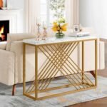 Aurora Geometric Console Table