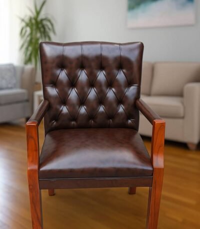 Leather Accent Chair