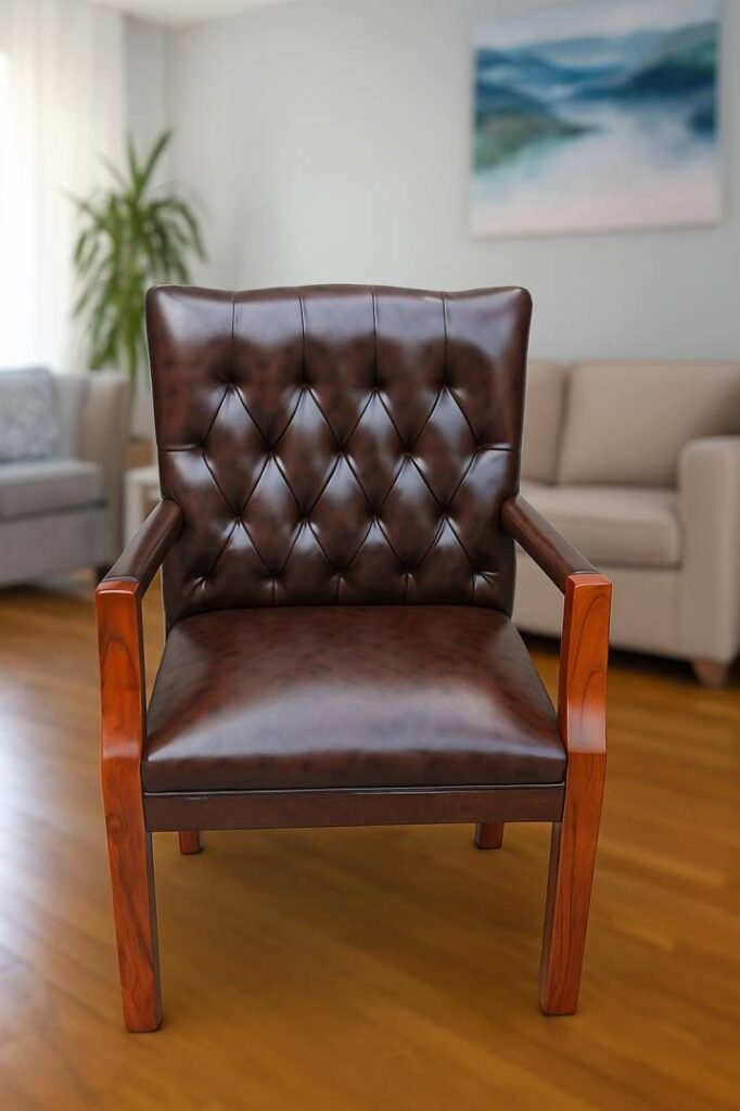 Leather Accent Chair
