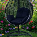 Luxury Customizable Hanging Egg Chair with Stand