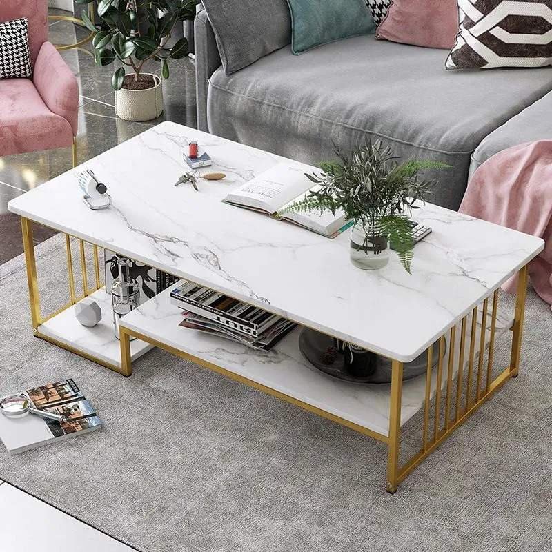Marble Style Coffee Table