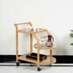 Modern Wooden Tea Trolley