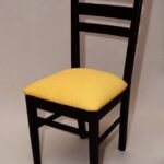 Modern Yellow Cushion Dining Chair