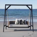 Outdoor Swing Chair with Cushions