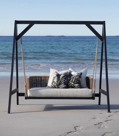 Outdoor Swing Chair with Cushions