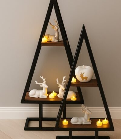 Triangular Shelf Decor Set