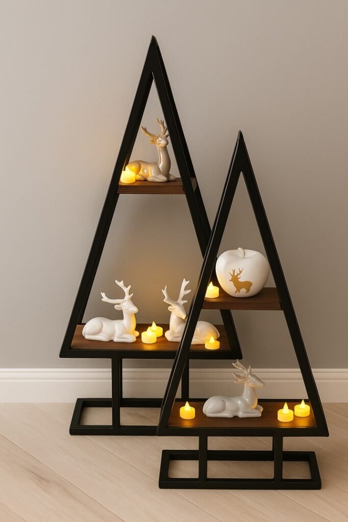 Triangular Shelf Decor Set