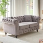 Velvet Loveseat Sofa