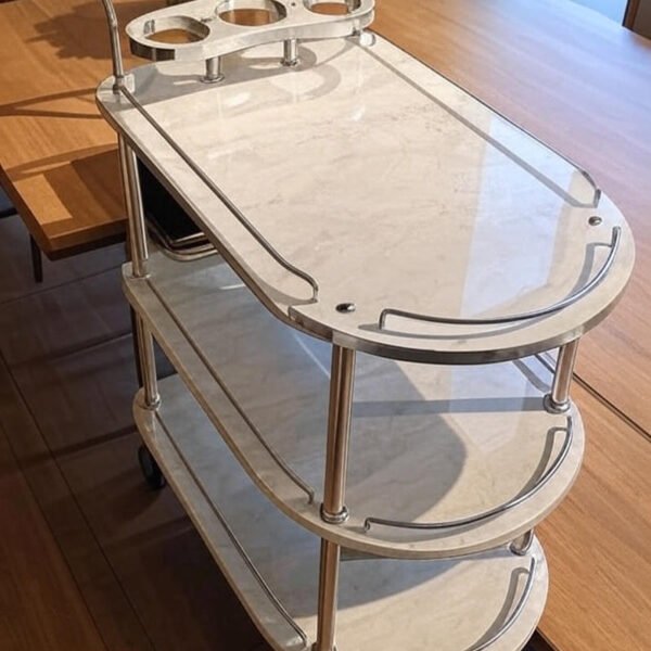 Wooden Serving Cart