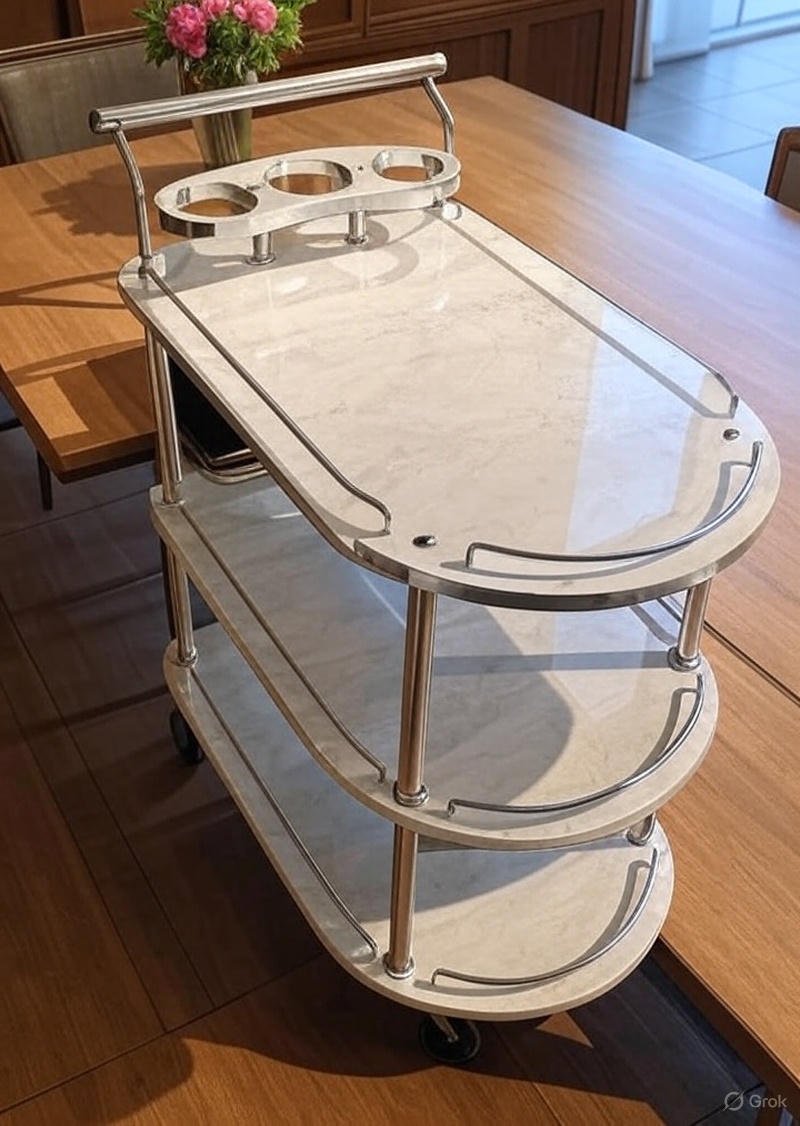 Wooden Serving Cart Wooden Serving Cart