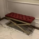 tufted-upholstered-bench-gold-metal-frame