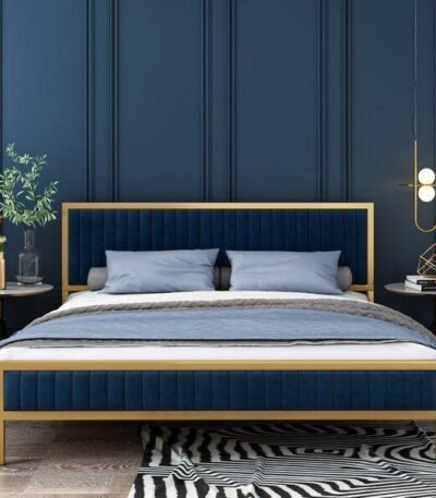 Luxury Velvet Frame Bed
