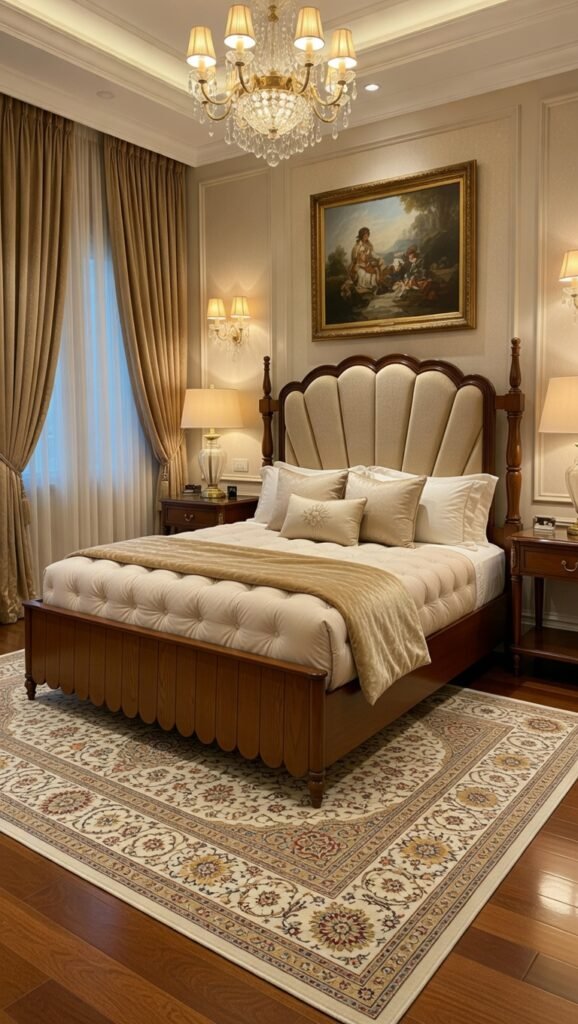 Royal Elegance Upholstered Bed Set
