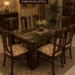 Classic Elegance 6 Seater Dining Table Set